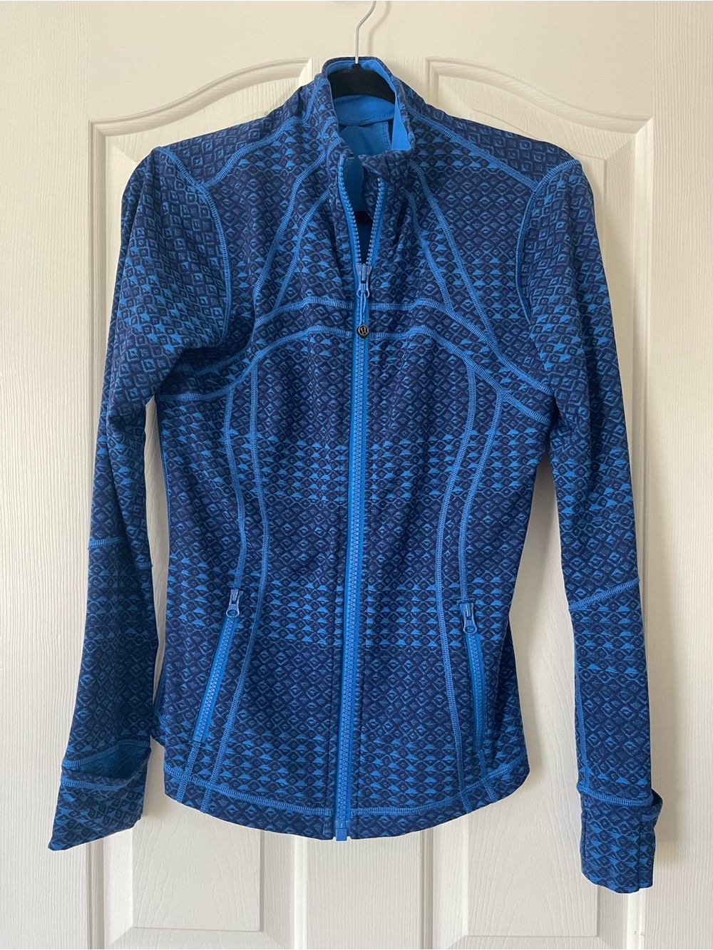 Lululemon Define Navy and Blue Full Zip Jacket